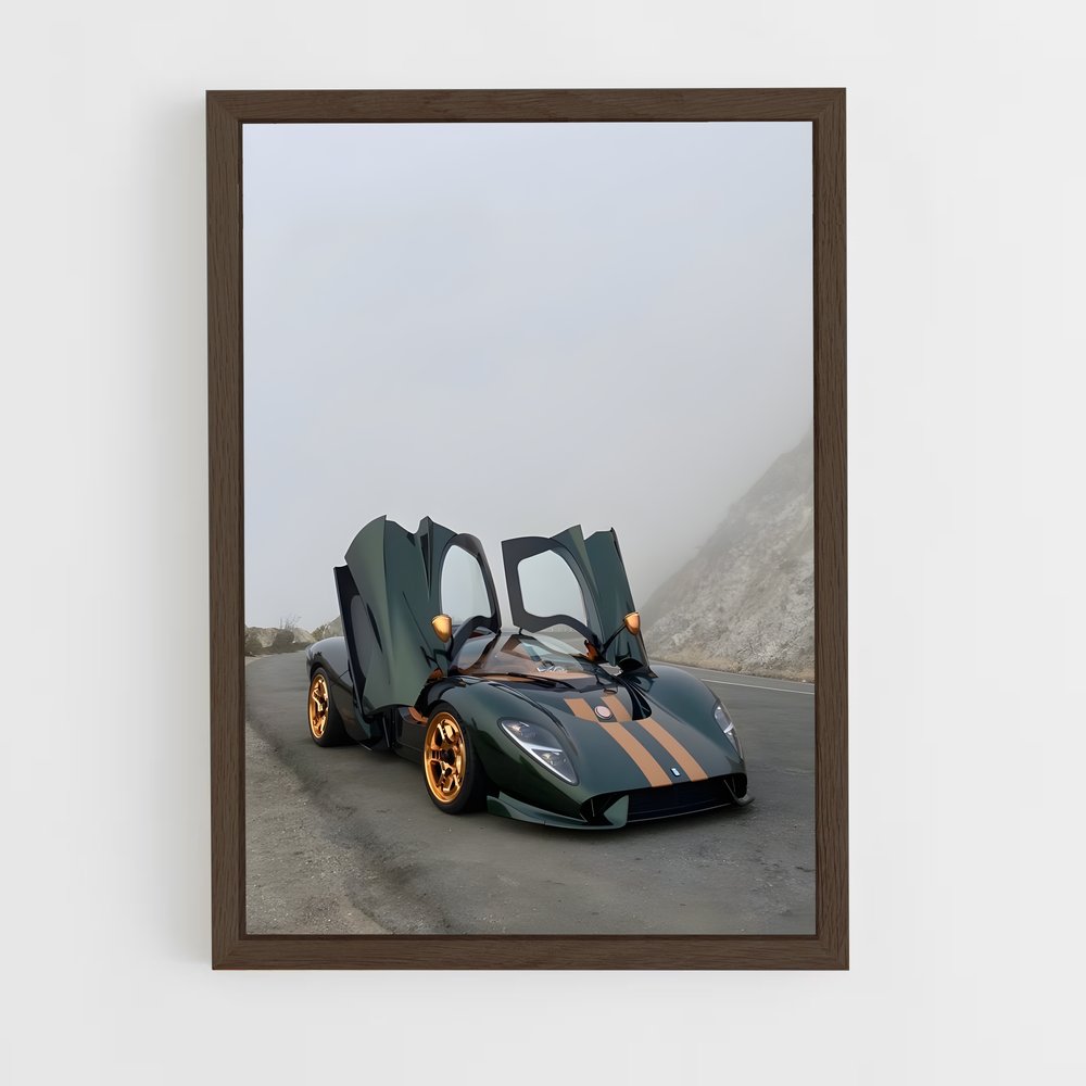 Poster L'Ambiance Émeraude – affiche De Tomaso (vue 5)